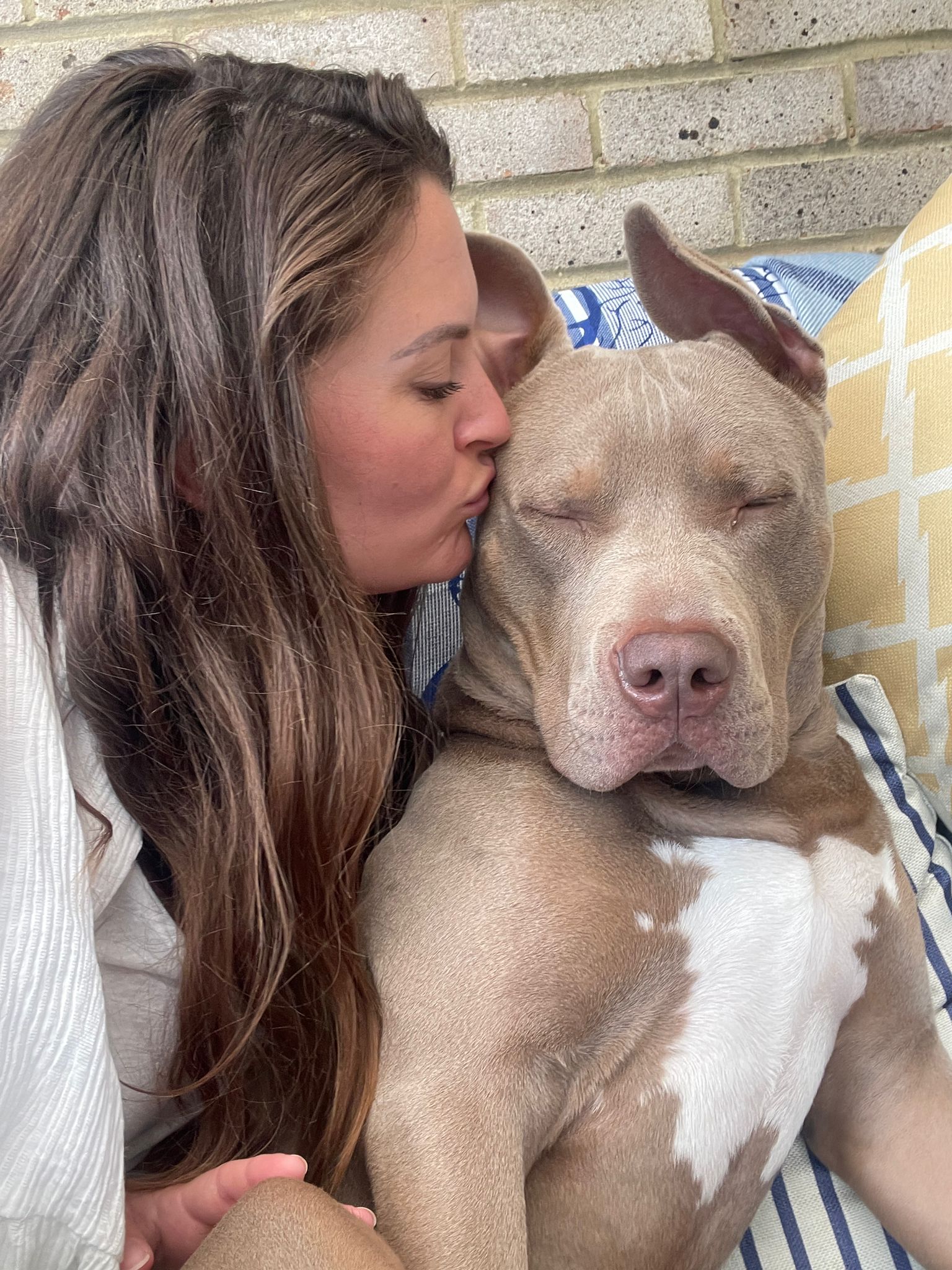 <p>Sophie Coulthard with her XL bully Billy, whom she trains in TikTok videos </p>